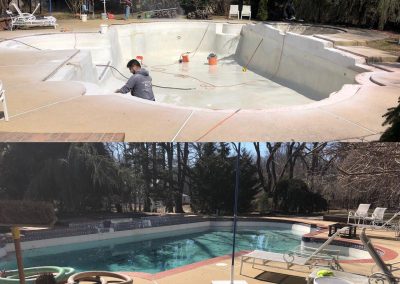 Before & After Swimming Pool Repair